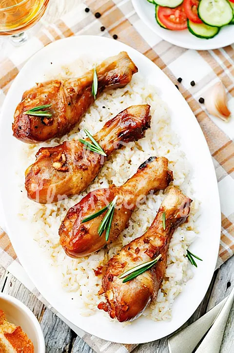 Photo de Ailerons de poulet au miel