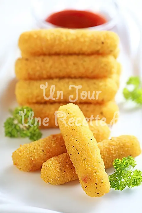 Photo de Bâtonnets de mozzarella frits