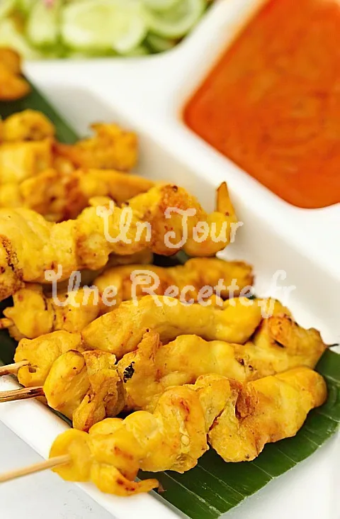 Photo de Brochettes de poulet au curry