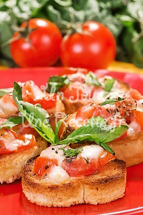 Photo de Bruschetta tomates mozzarella