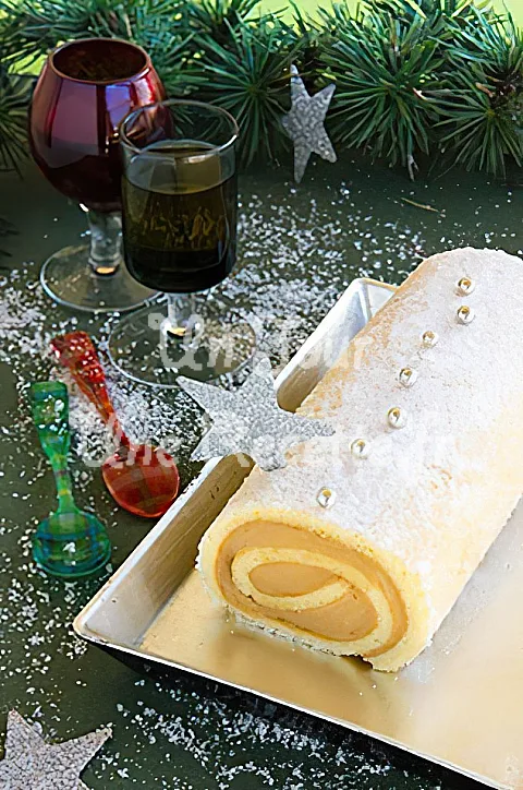 Photo de Bûche aux amandes