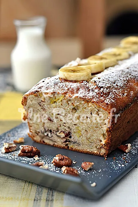 Photo de Cake aux bananes et pépites de chocolat