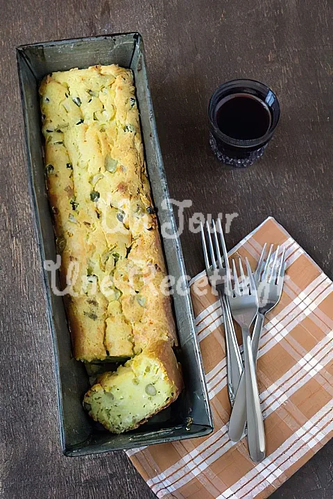 Photo de Cake aux poireaux et au chèvre