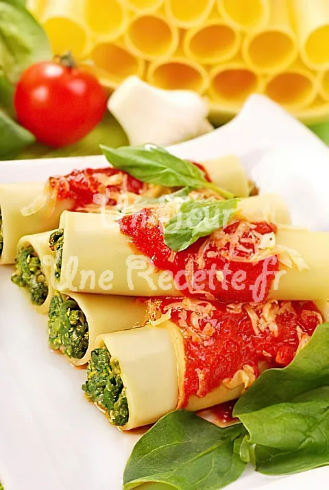 Photo de Cannelloni épinards ricotta