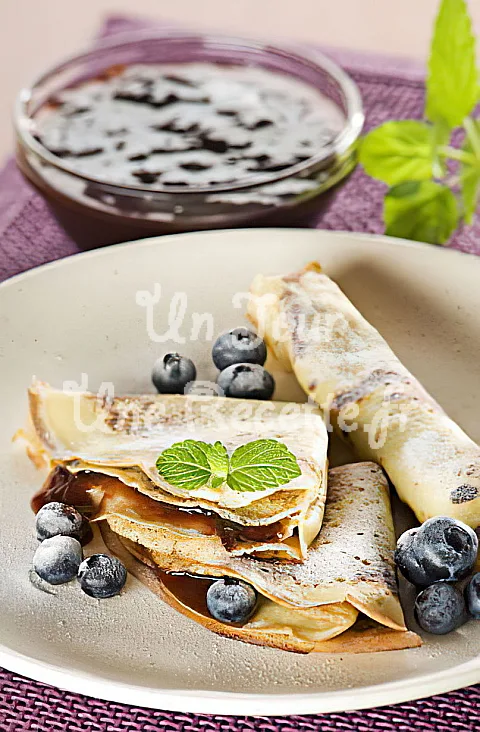 Photo de Crêpes aux myrtilles