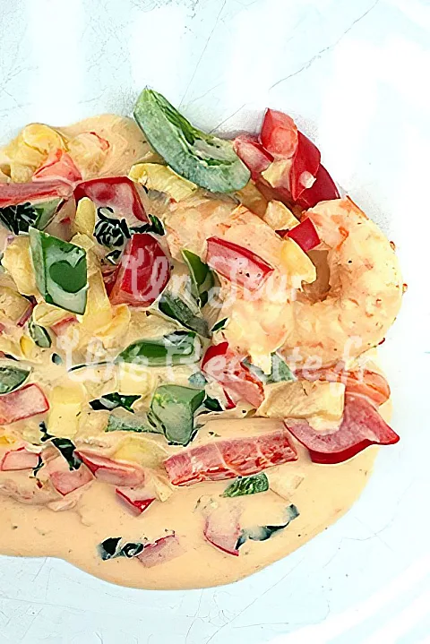 Photo de Crevettes Thaï coco au wok (recette paléo)