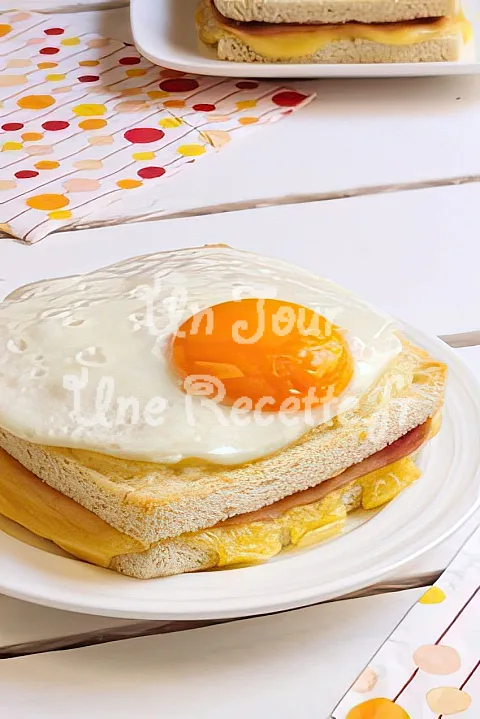 Photo de Croque madame et sa salade