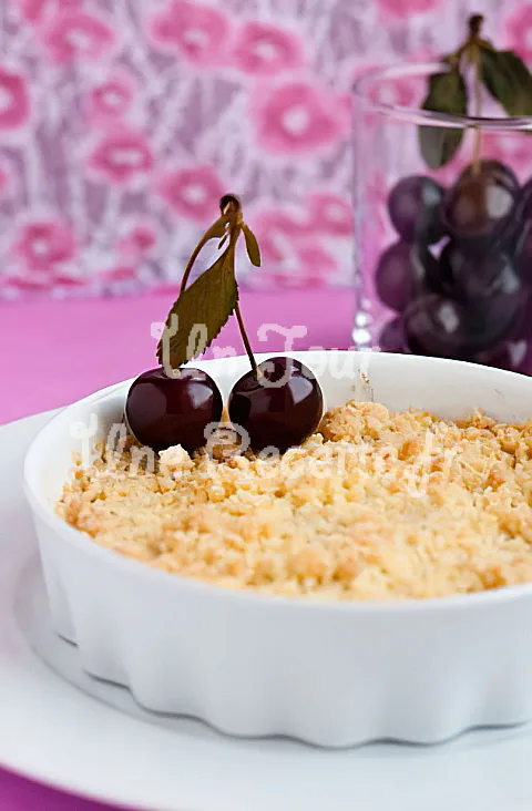 Photo de Crumble aux cerises