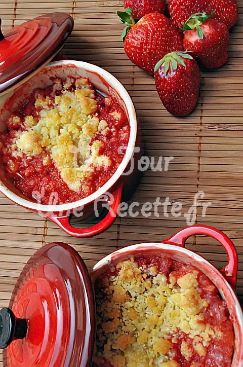Photo de Crumble aux fraises