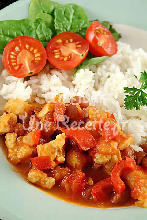 Photo de Escalopes de poulet au poivron