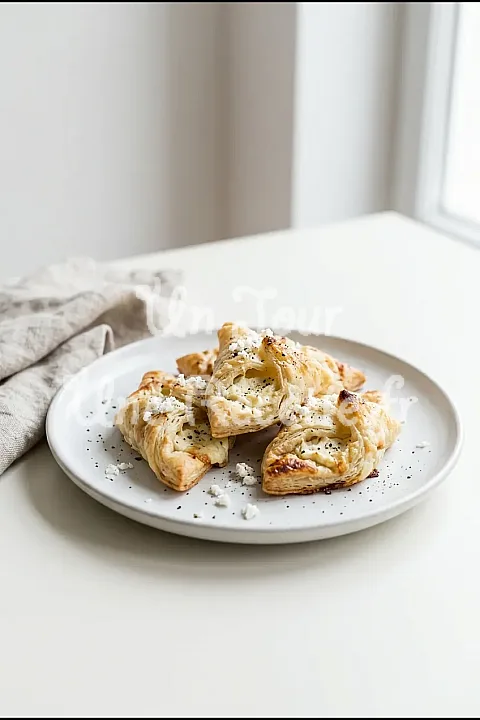 Photo de Feuilletés apéritifs au chèvre