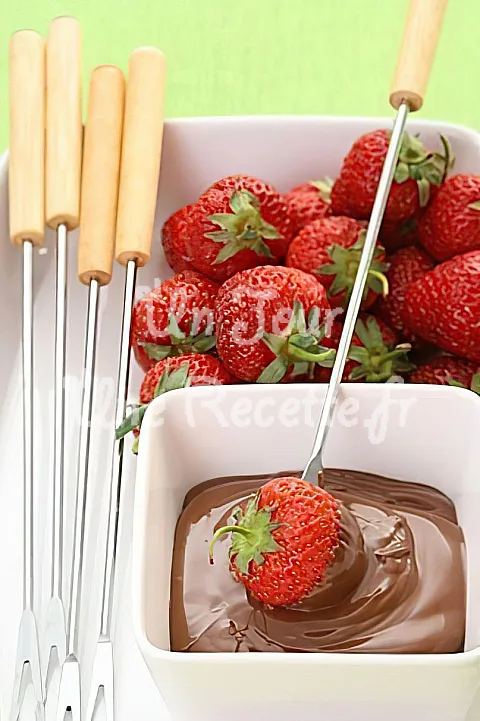 Photo de Fondue au chocolat