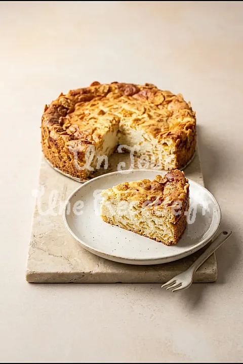 Photo de Gâteau aux corn flakes et au fromage blanc