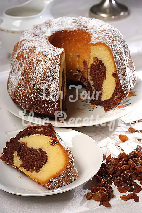 Photo de Gâteau marbré au chocolat