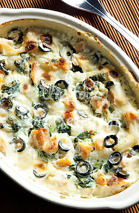 Photo de Gratin de gnocchis au saumon