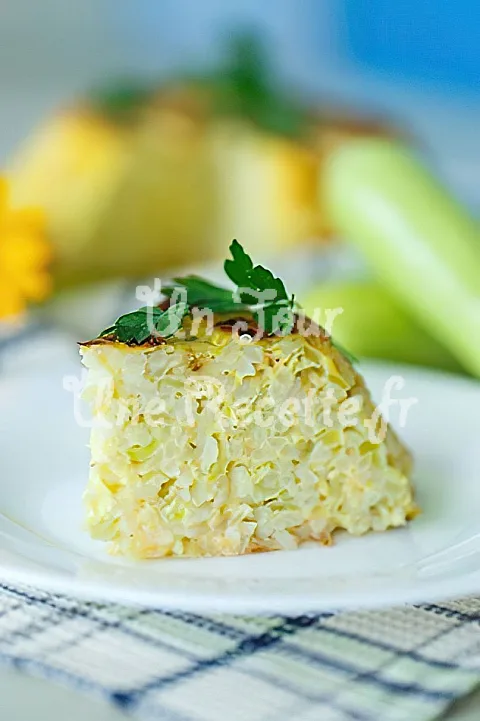 Photo de Gratin de riz aux courgettes