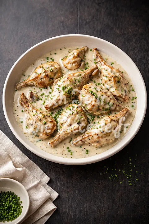 Photo de Lapin sauce roquefort