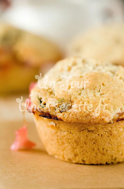 Photo de Muffins à la rhubarbe