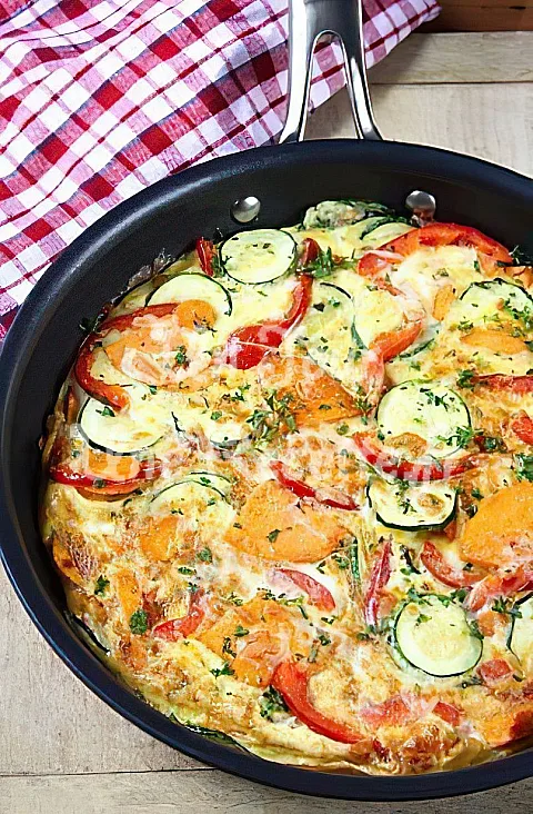 Photo de Omelette aux légumes