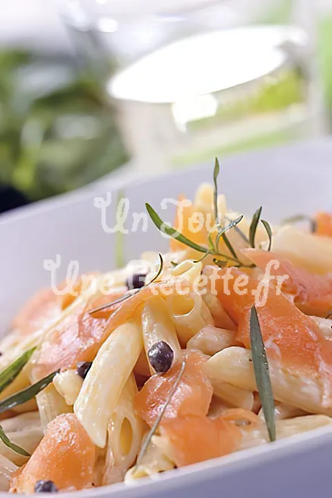 Photo de Pâtes au saumon fumé