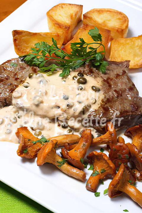Photo de Pavés de boeuf aux girolles