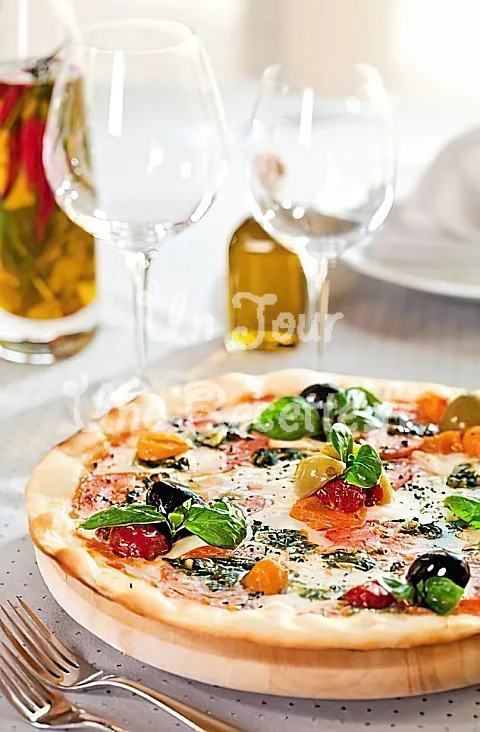 Photo de Pizza au jambon de Parme