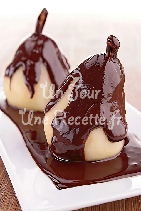 Photo de Poires au chocolat
