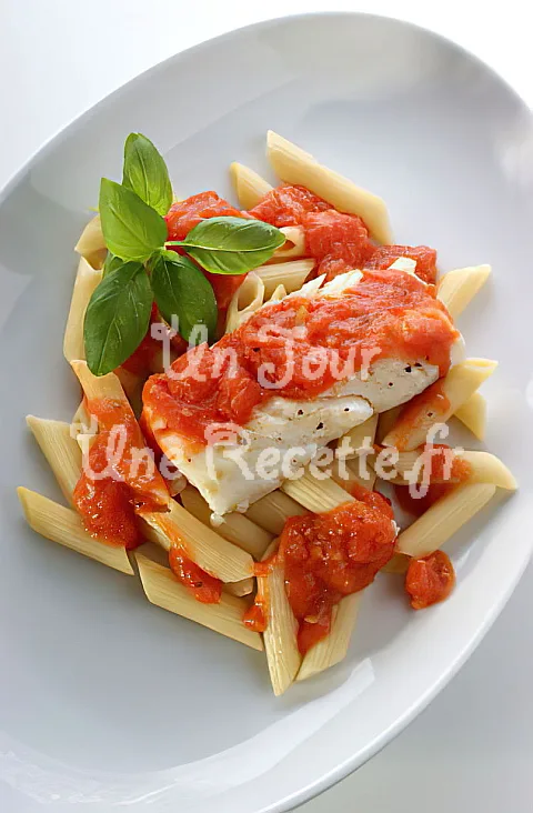 Photo de Poisson à la sauce tomate