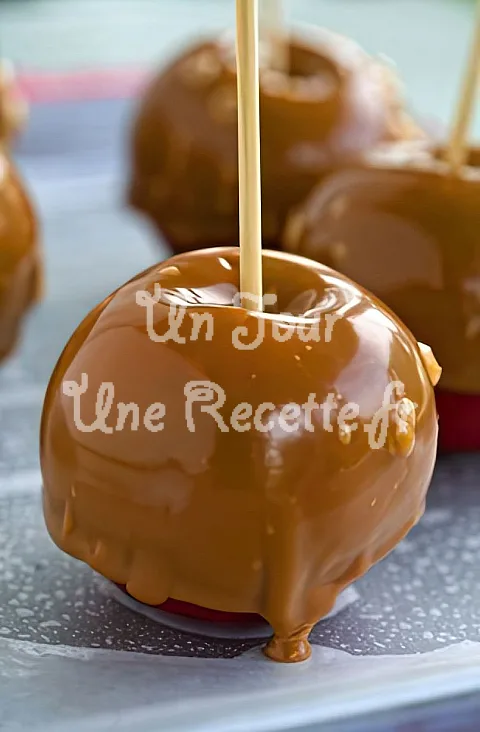 Photo de Pommes au caramel au beurre salé