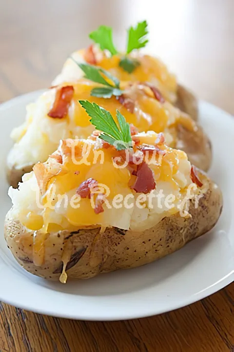 Photo de Pommes de terre au four aux lardons