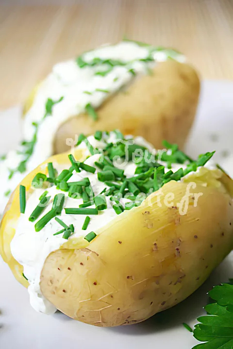 Photo de Pommes de terre sauce ciboulette