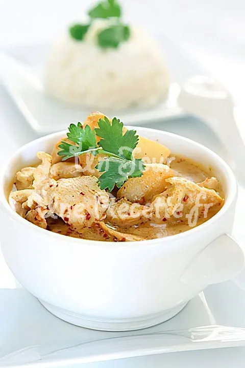 Photo de Poulet au curry coco