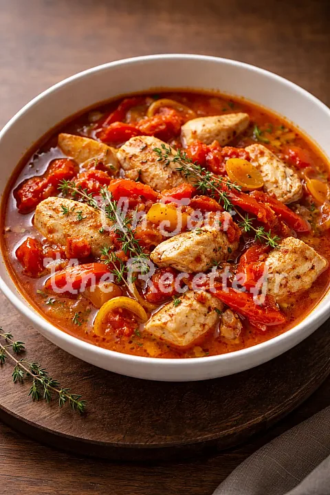 Photo de Poulet basquaise express