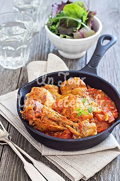 Photo de Poulet basquaise