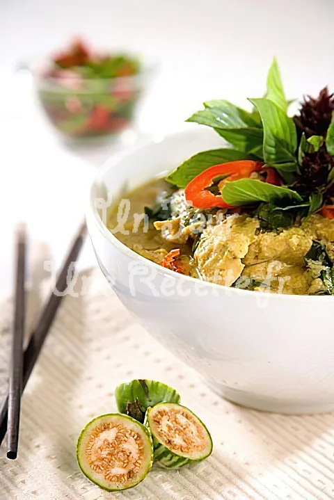 Photo de Poulet Thaï au curry vert