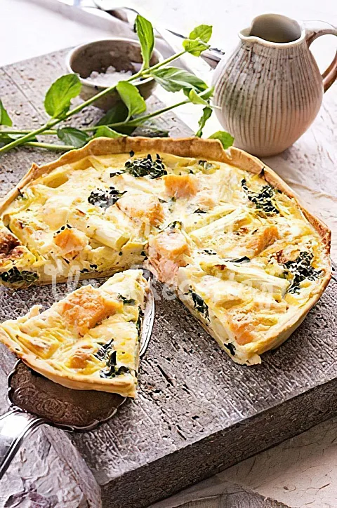 Photo de Quiche saumon brocolis