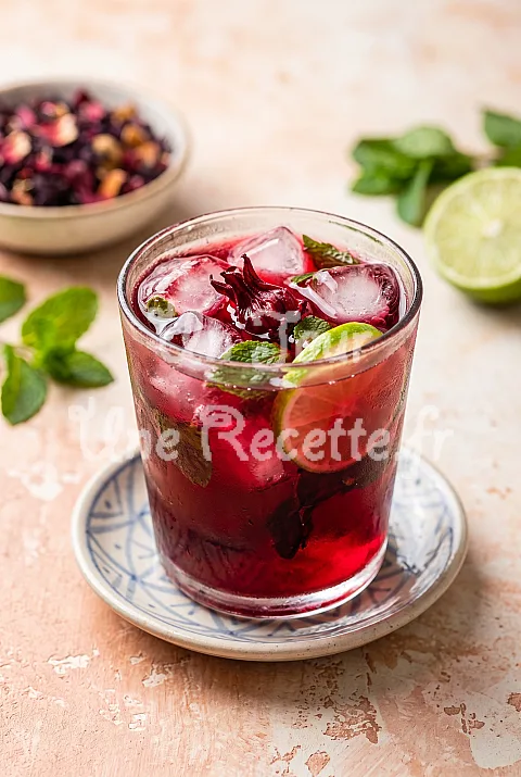 Photo de Agua fresca de jamaïca