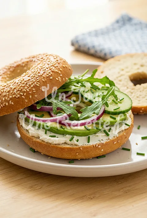 Photo de Bagel végétarien