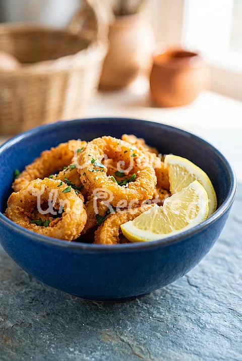 Photo de Beignets de calamars à l'airfryer