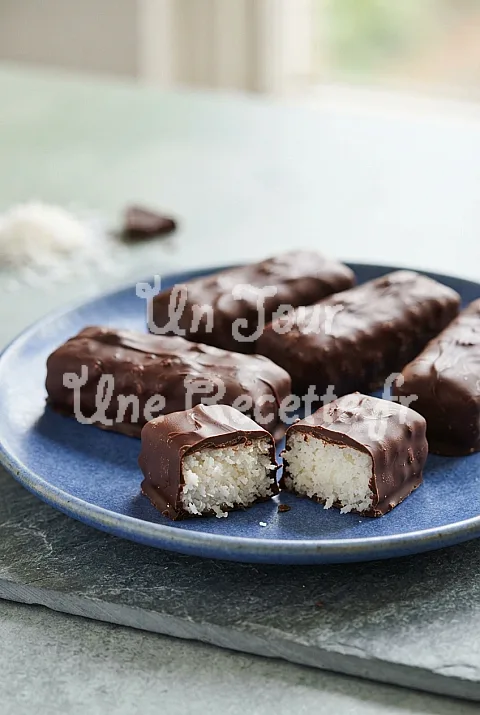 Photo de Bounty maison au chocolat noir