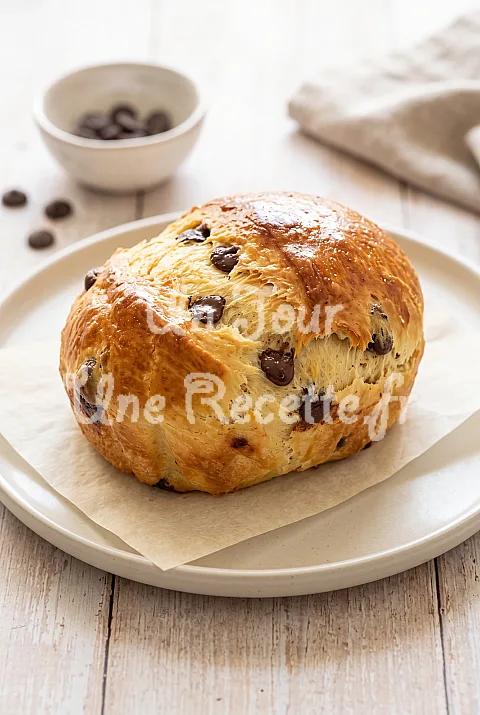 Photo de Brioche aux pépites de chocolat