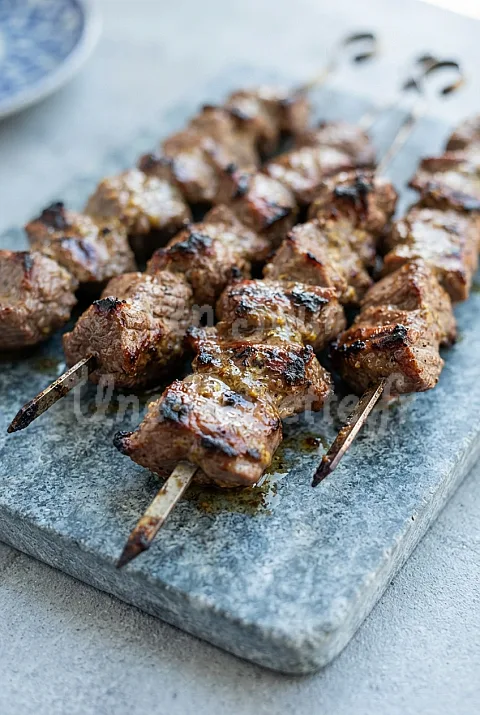Photo de Brochettes de veau marinées