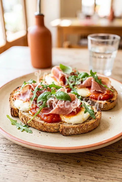 Photo de Bruschetta au jambon de Parme