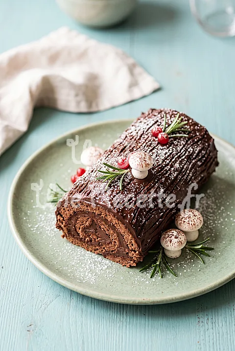 Photo de Bûche de Noël Traditionnelle