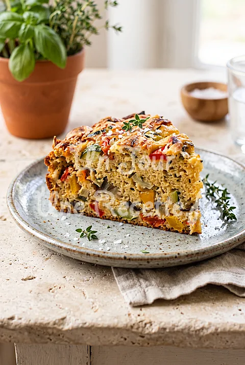 Photo de Cake à la ratatouille