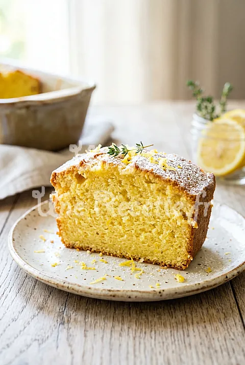Photo de Cake citron huile d’olive