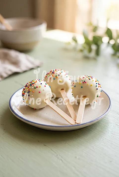 Photo de Cake pops à la vanille