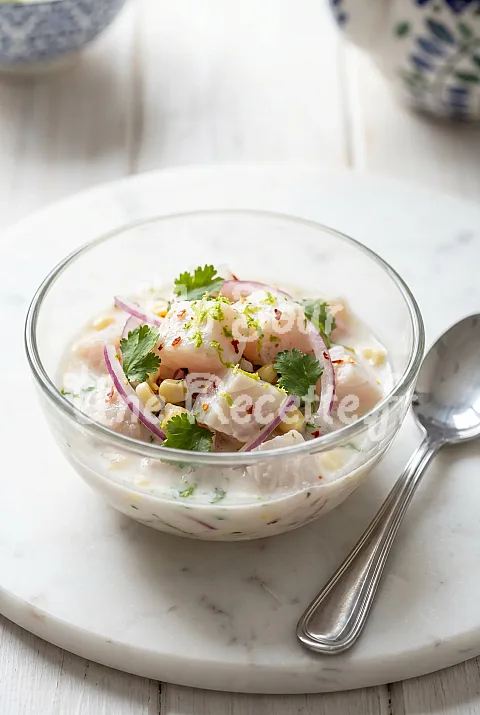 Photo de Ceviche de daurade coco citron vert