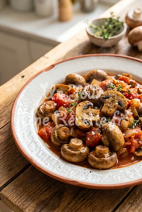 Photo de Champignons à la tomate