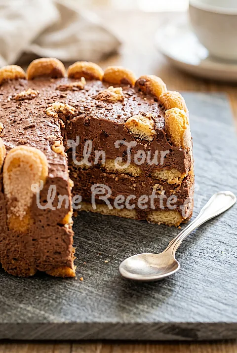Photo de Charlotte au chocolat